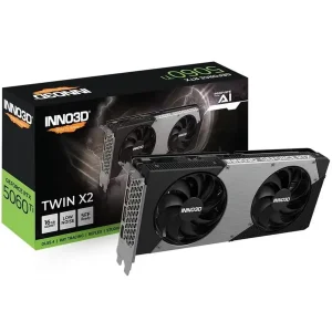 Видеокарта INNO3D GeForce RTX 5060 Ti Twin X2 16GB (N506T2-16D7-191073N) UA