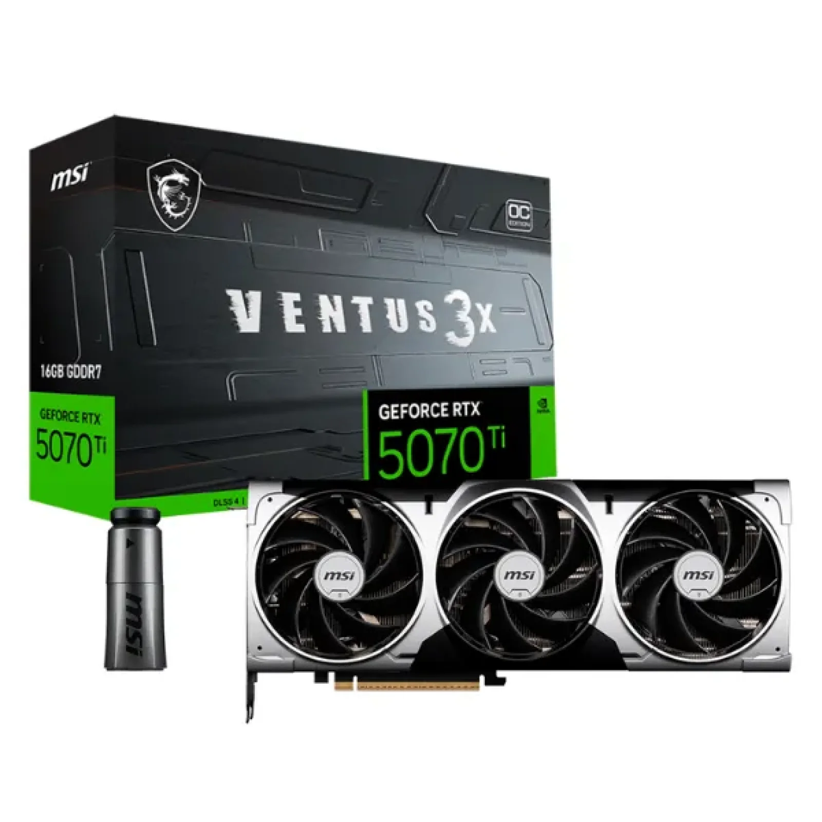 Видеокарта MSI GeForce RTX 5070 Ti 16G VENTUS 3X OC (912-V531-092)