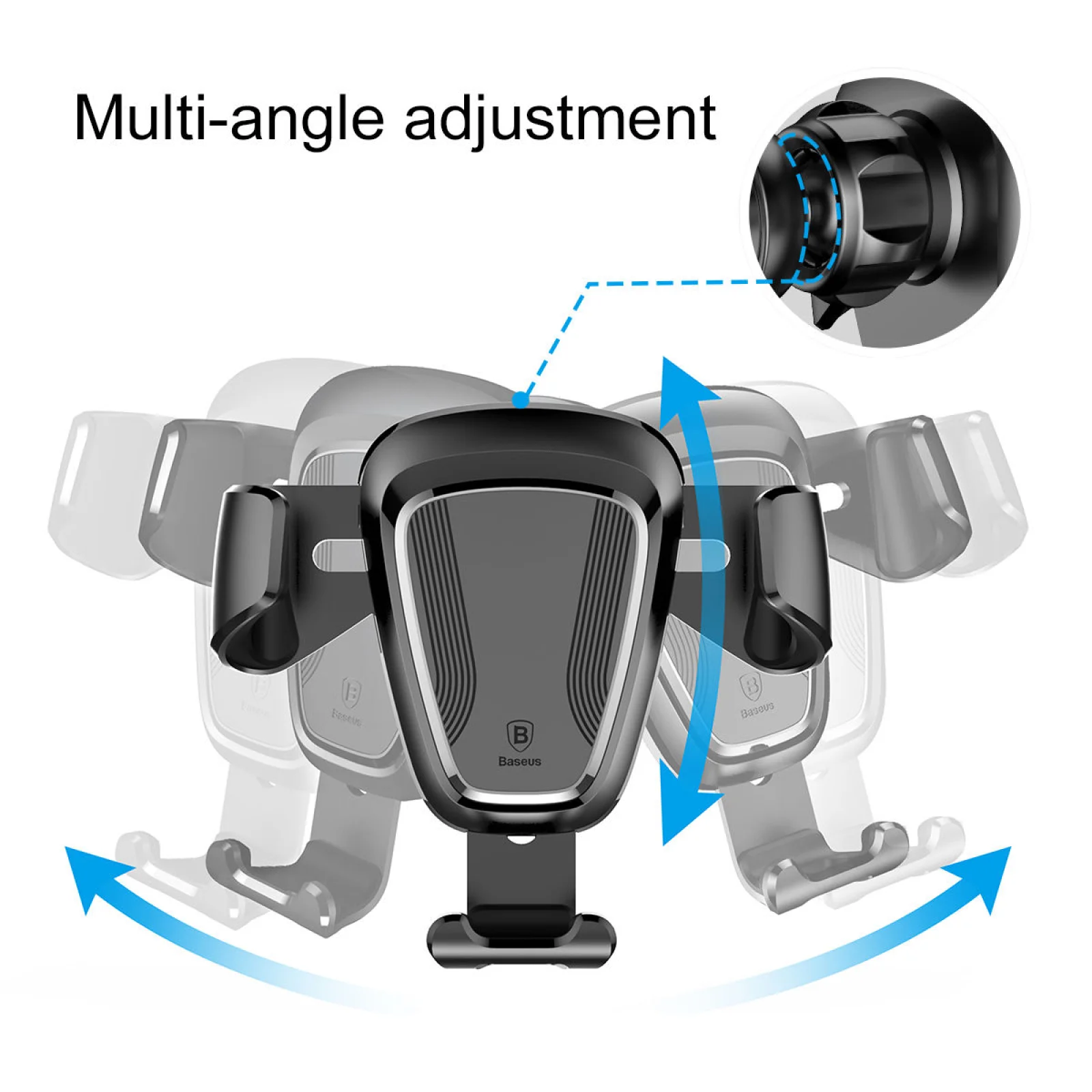Автодержатель Baseus Gravity Car Mount Black (SUYL-01)