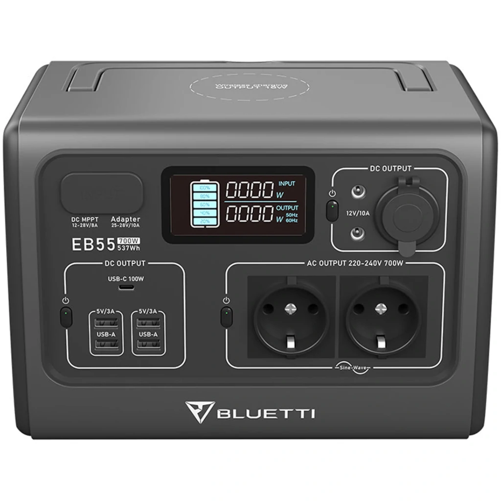 Зарядная станция Bluetti PowerOak EB55 537Wh 700W 150000mAh (PB930340)