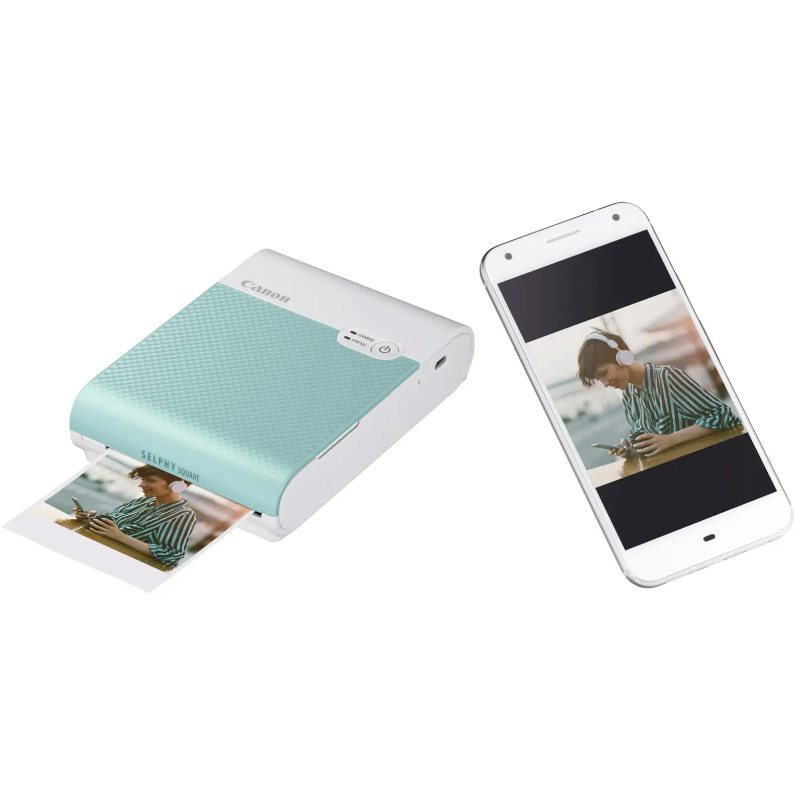 Мобильный принтер Canon SELPHY Square QX10 Green (4110C007)