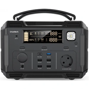 Зарядна станція Choetech Portable Power Station 500W (BS004) (BS004-EU-BK) UA