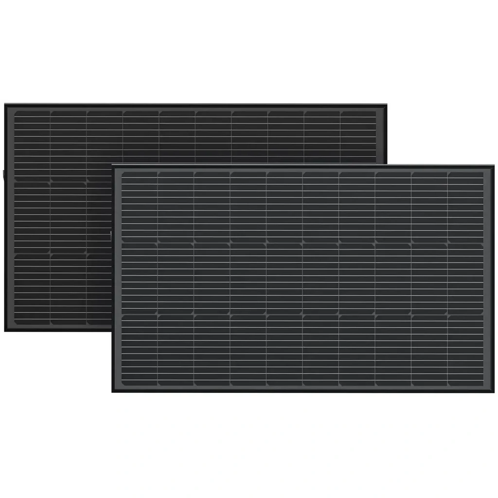 Монокристалічна сонячна панель EcoFlow 2*100W Rigid Solar Panel (EFSolar2*100W)