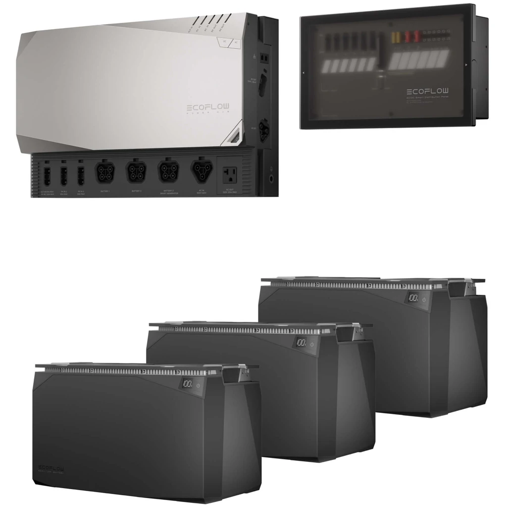 Автономна сонячна електростанція EcoFlow Power Prepared Kit 15 kWh (EF-PKPrepared15KWT)