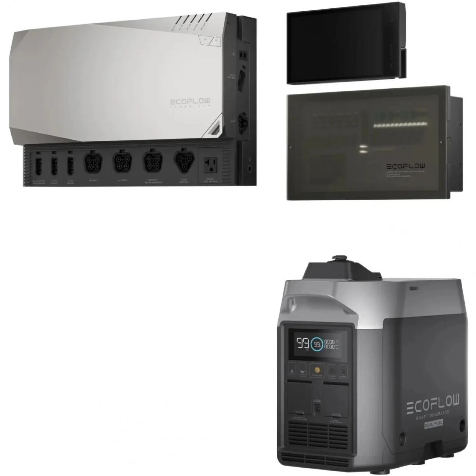 Автономна сонячна електростанція EcoFlow Power Independence Kit без батарей (ZMM100-Combo3-EU)