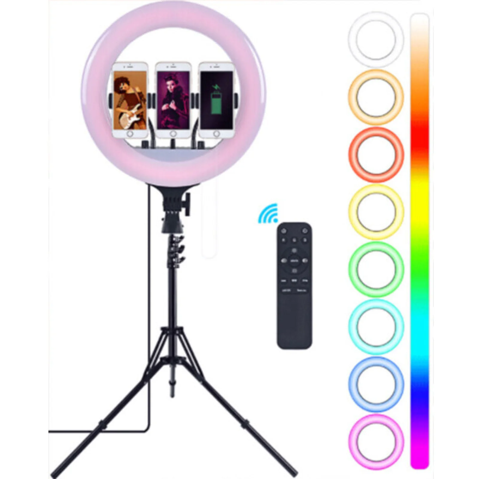 Кільцеве світло Fosoto RL14 RGB 2700-6500K EU