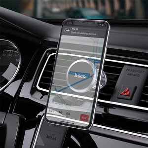 Магнітний автотримач Hoco CA69 Magnet Holder Black (Кріплення вентиляційна решітка)