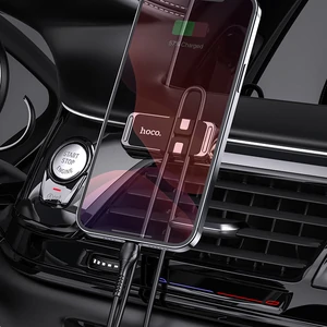 Магнітний автотримач Hoco CA77 Magnet Holder Metal Gray
