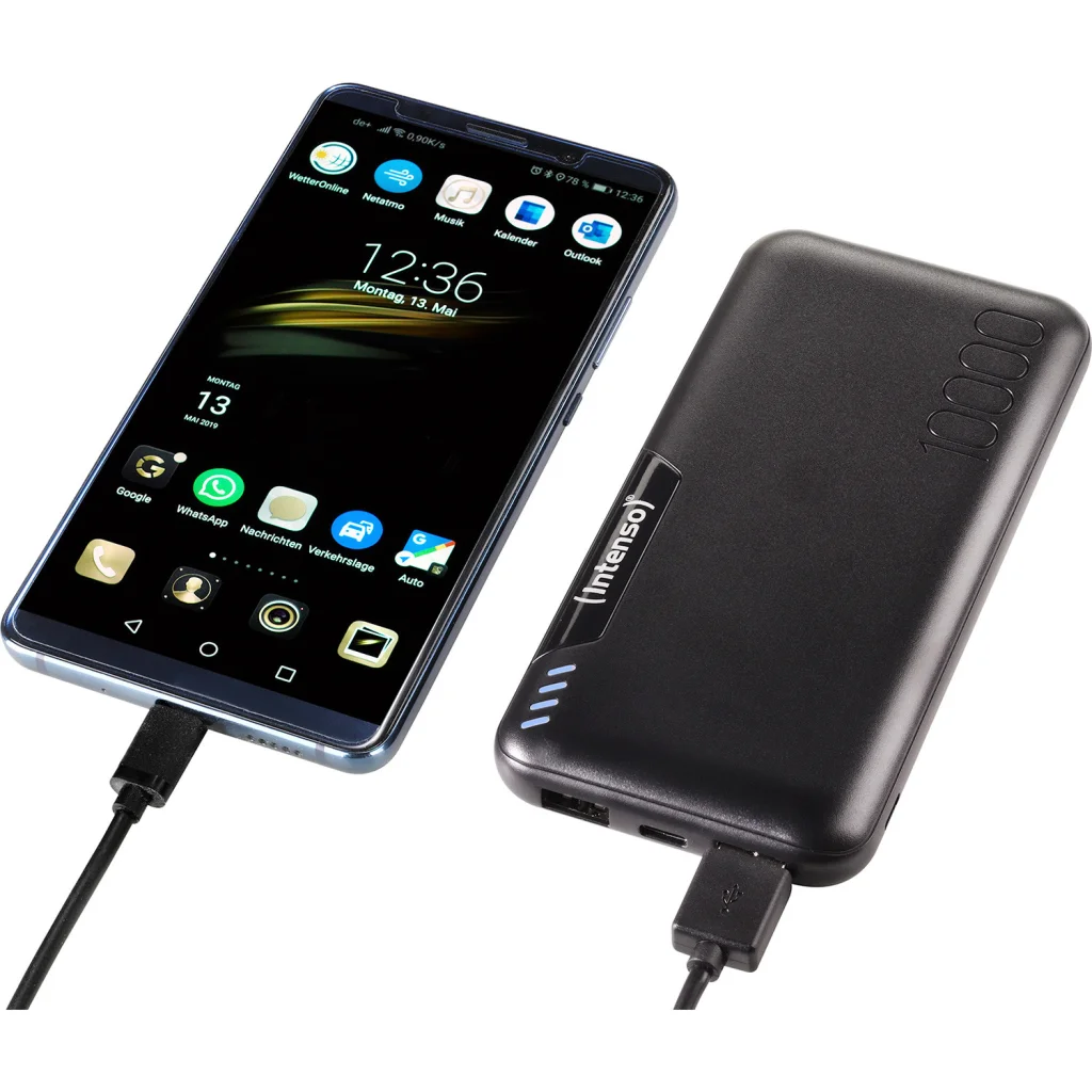 Зовнішній акумулятор Intenso P10000 10000mAh Black (7332431) UA
