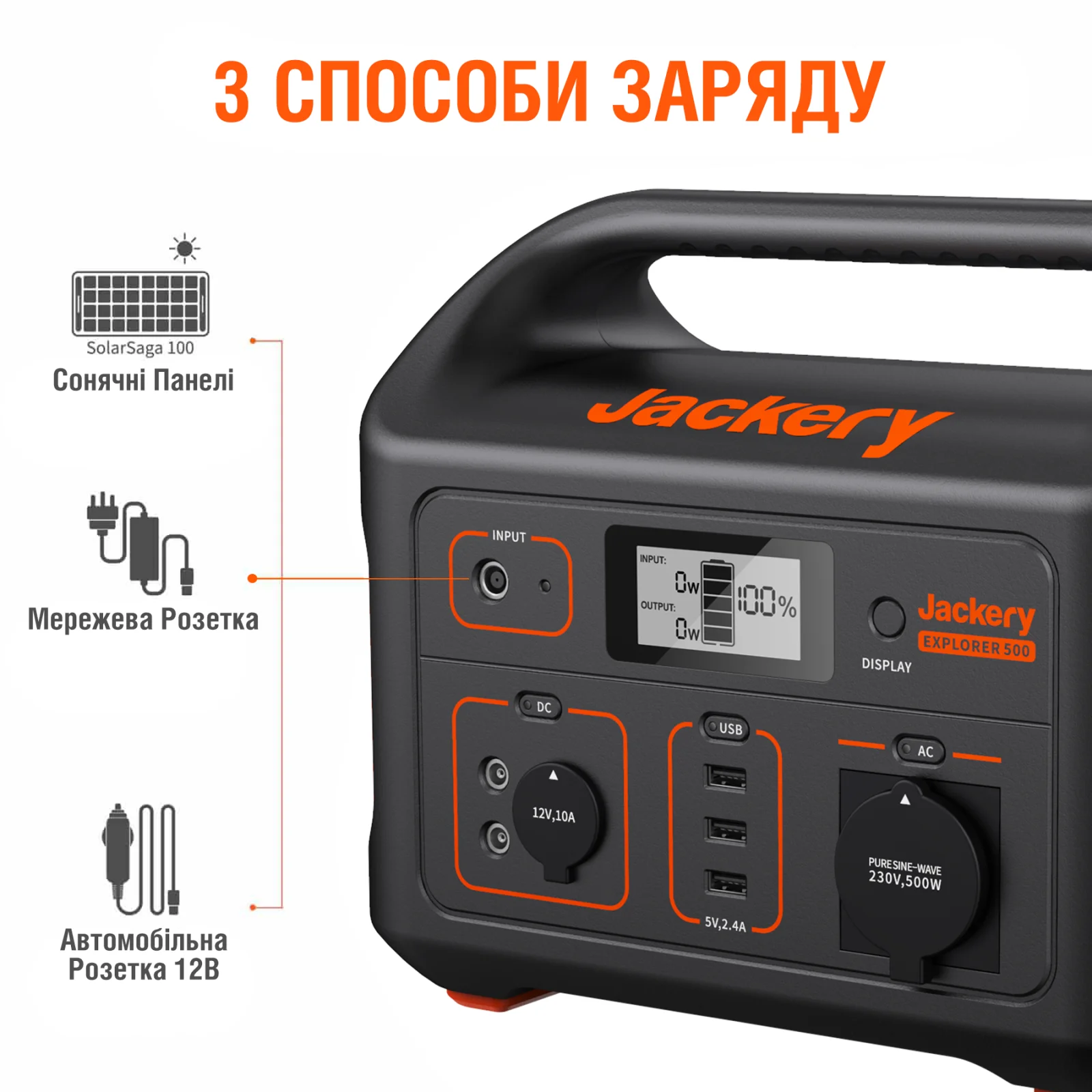 Зарядная станция Jackery Explorer 500EU