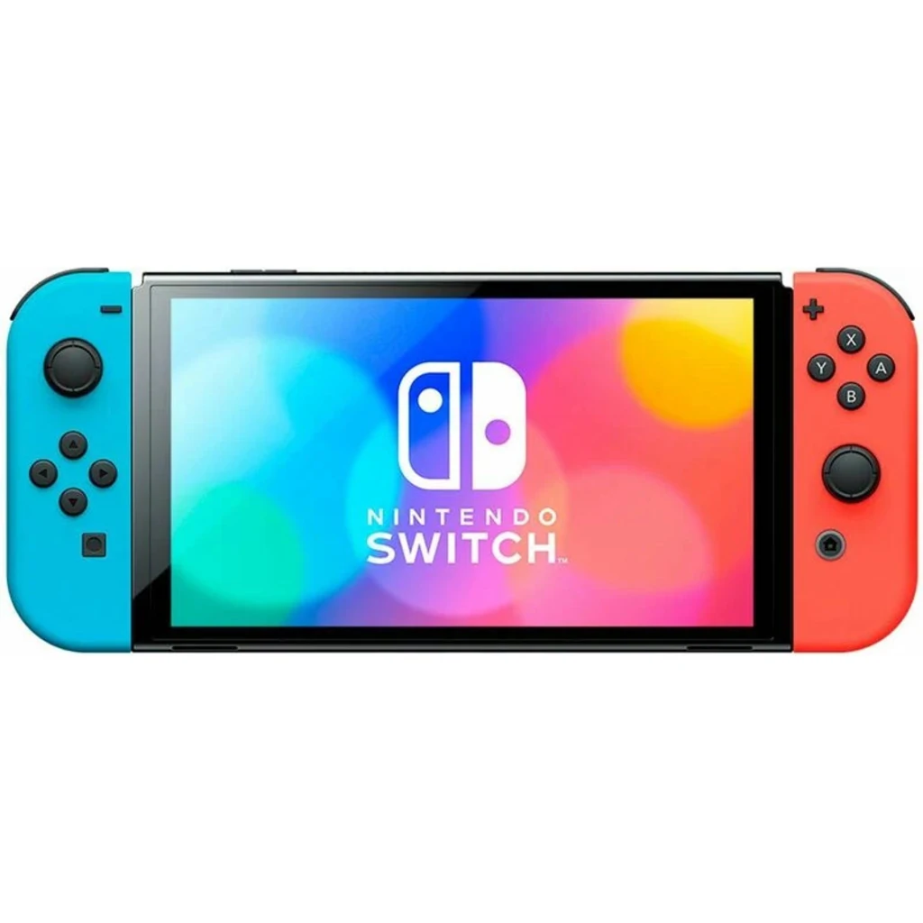 Портативна ігрова приставка Nintendo Switch OLED with Neon Blue and Neon Red + Mario Kart 8 Deluxe (Download code) + 3 months