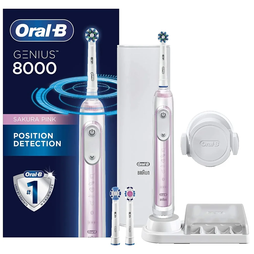 Зубная электрощетка Braun Oral-B Genius 8000 Pink (D701.535.6XC)