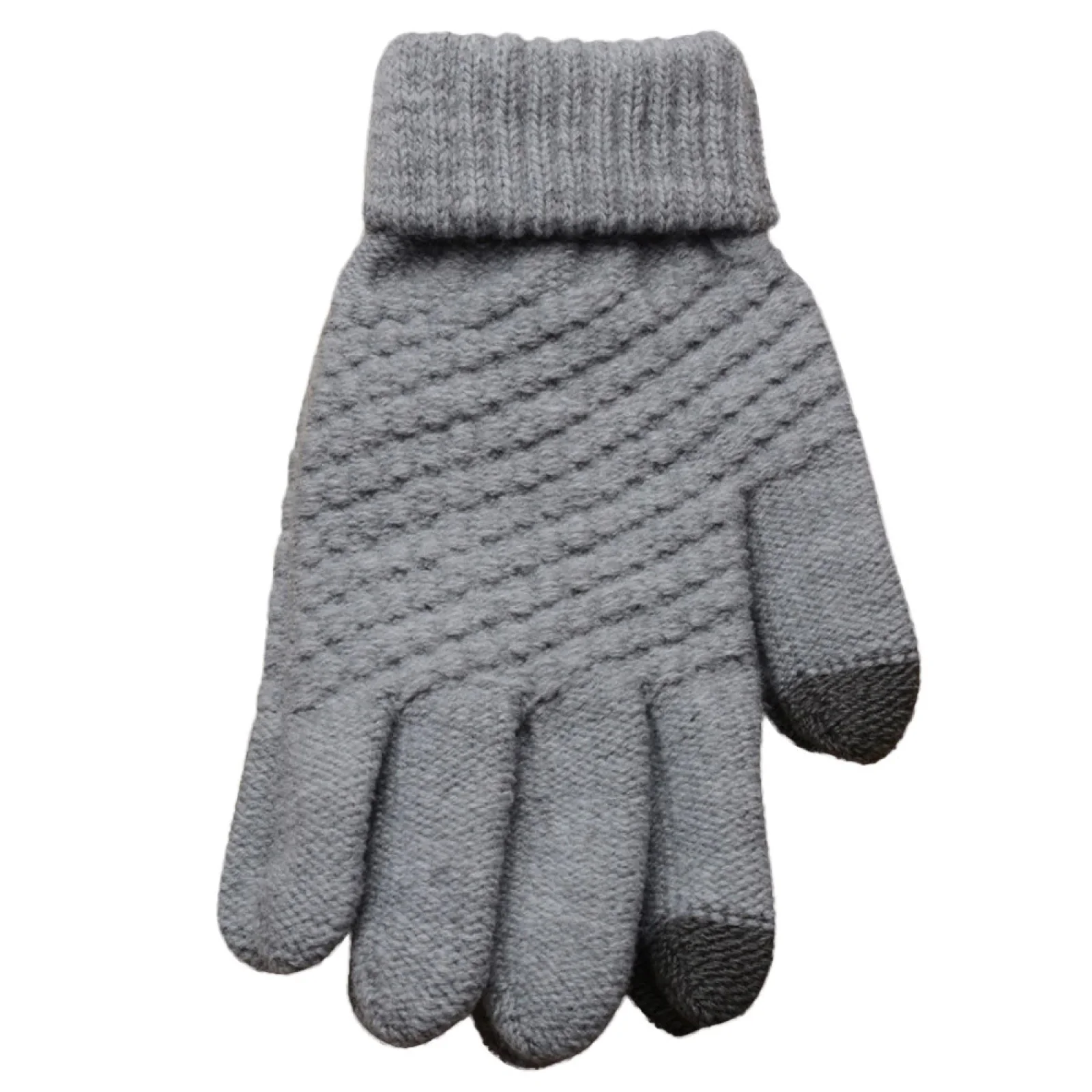 Перчатки сенсорные утепленные SHOU Grey