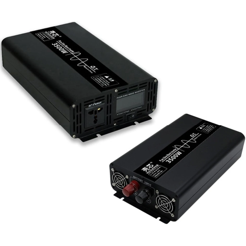 Перетворювач напруги (інвертор) ShellCore 3500W Pure Sine Wave 12V DC/220V