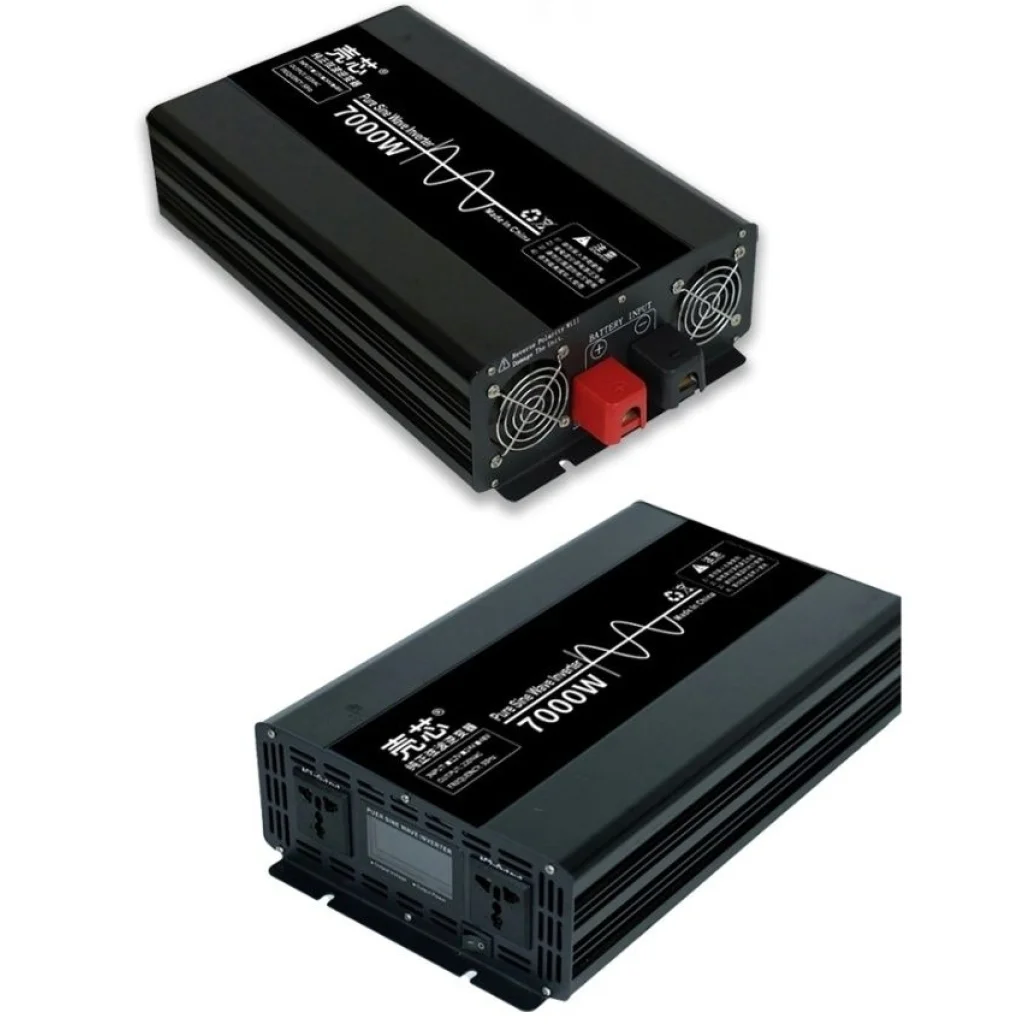 Перетворювач напруги (інвертор) ShellCore 7000W Pure Sine Wave 12V DC/220V