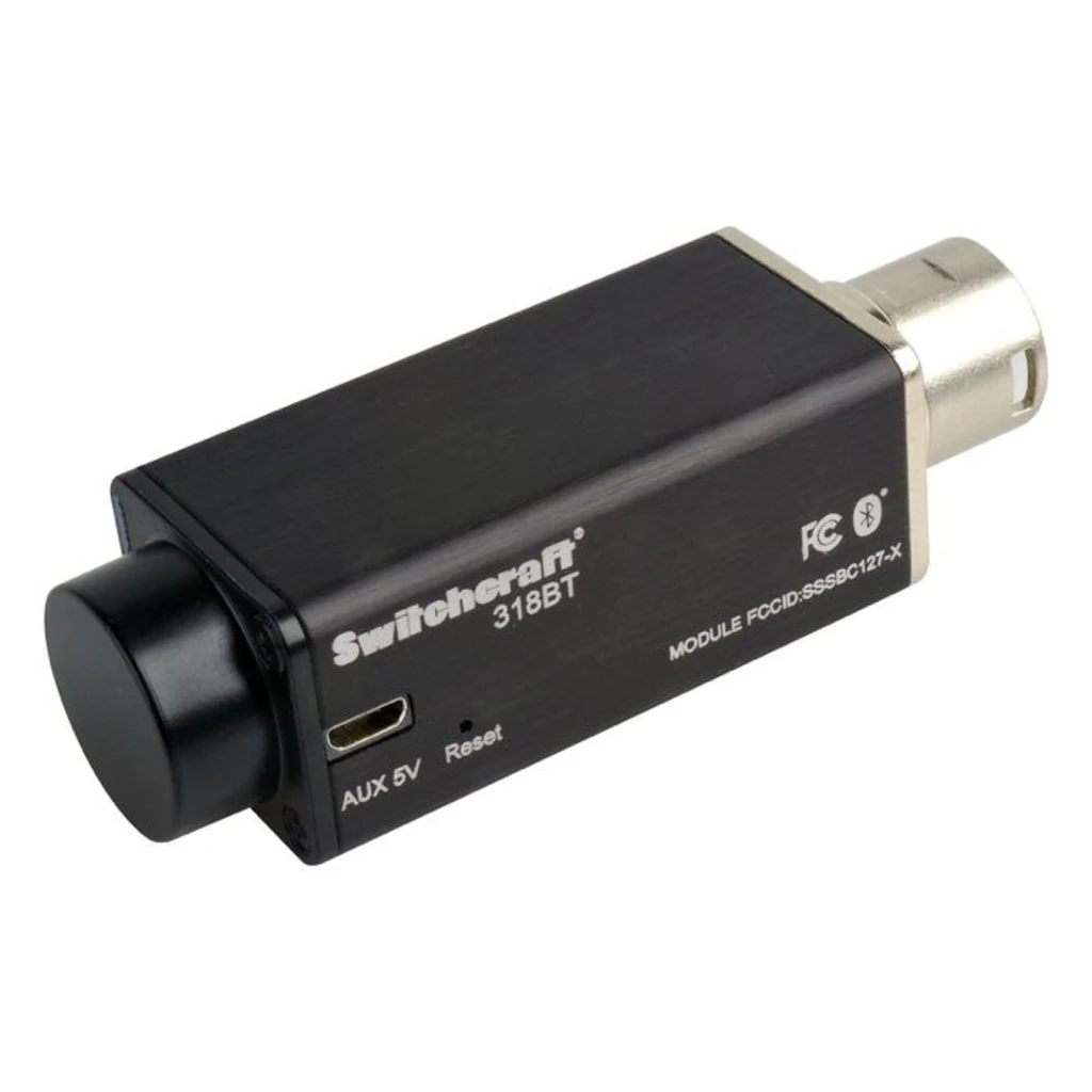 Bluetooth адаптер Switchcraft AudioStix 318BT XLR Bluetooth Receiver