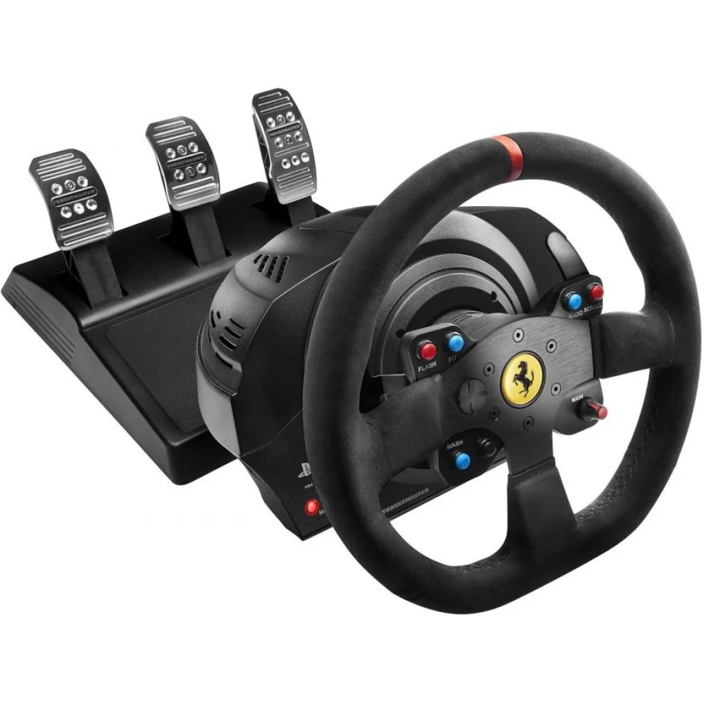 Комплект (кермо, педалі) Thrustmaster T300 Ferrari Integral RW Alcantara edition Black (4160652)