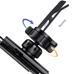 Автодержатель USAMS Retractable Gravity Car Holder Black (US-ZJ058)