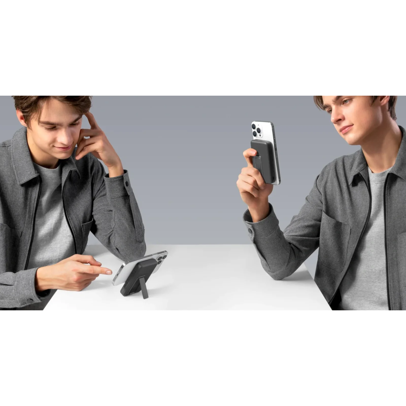 Зовнішній акумулятор Anker 633 MagGo 10000mAh Interstellar Gray (A1641011, A1641G11)