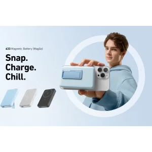 Зовнішній акумулятор Anker 633 MagGo 10000mAh Interstellar Gray (A1641011, A1641G11)