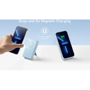 Зовнішній акумулятор Anker 633 MagGo 10000mAh Interstellar Gray (A1641011, A1641G11)