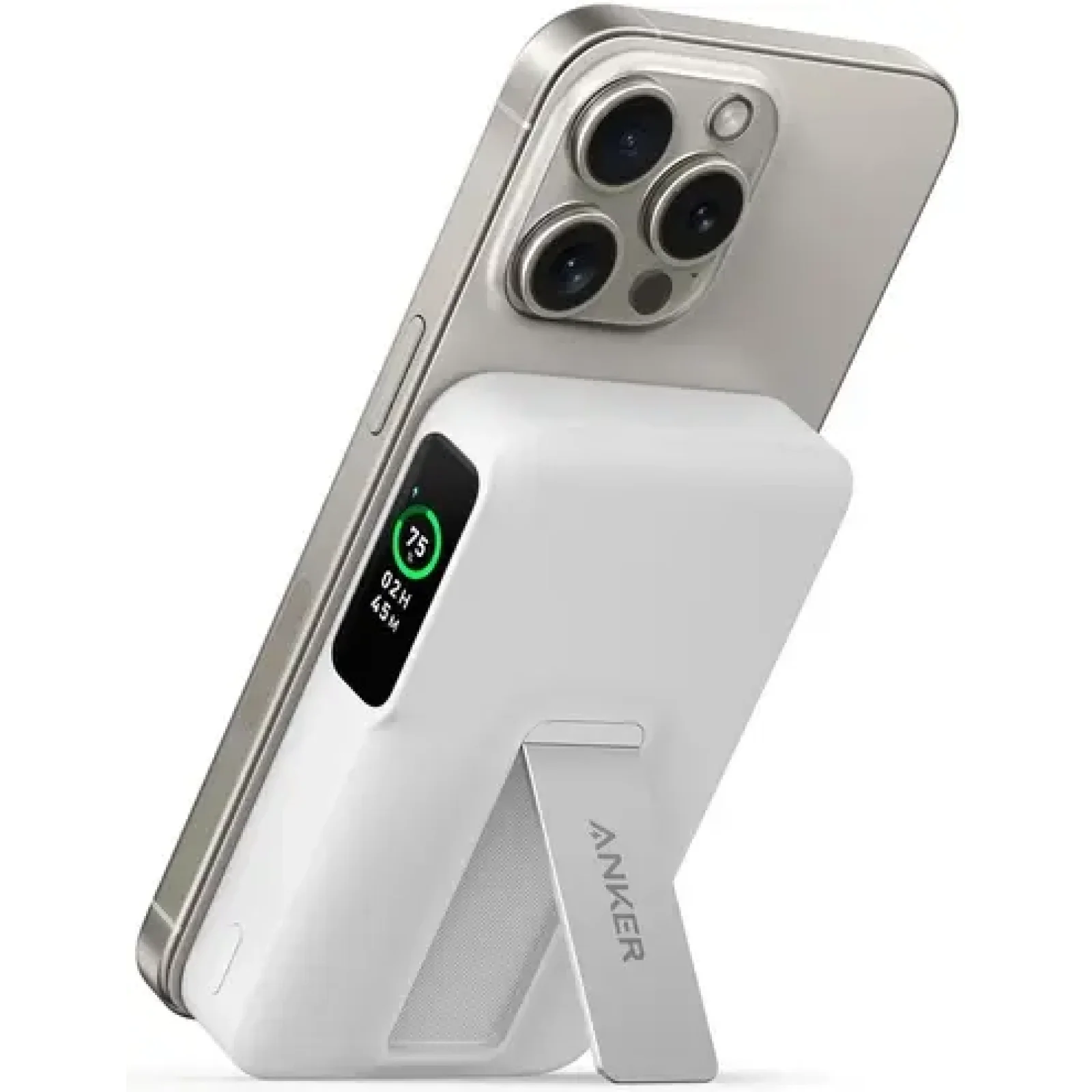 Зовнішній акумулятор Anker MagGo Power Bank 10K 10000mAh White (A1654021, A1654P21)