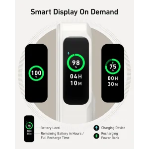 Зовнішній акумулятор Anker MagGo Power Bank 10K 10000mAh White (A1654021, A1654P21)