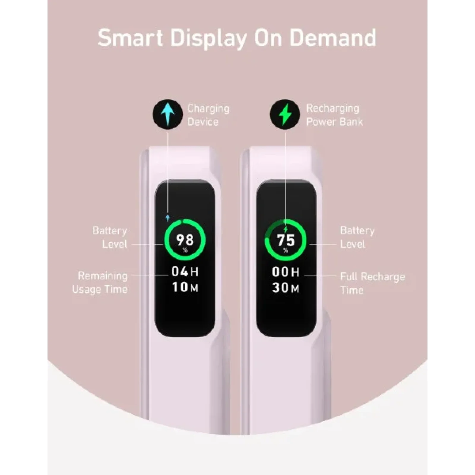 Зовнішній акумулятор Anker MagGo Power Bank 10K 10000mAh Violet (A16540V1)