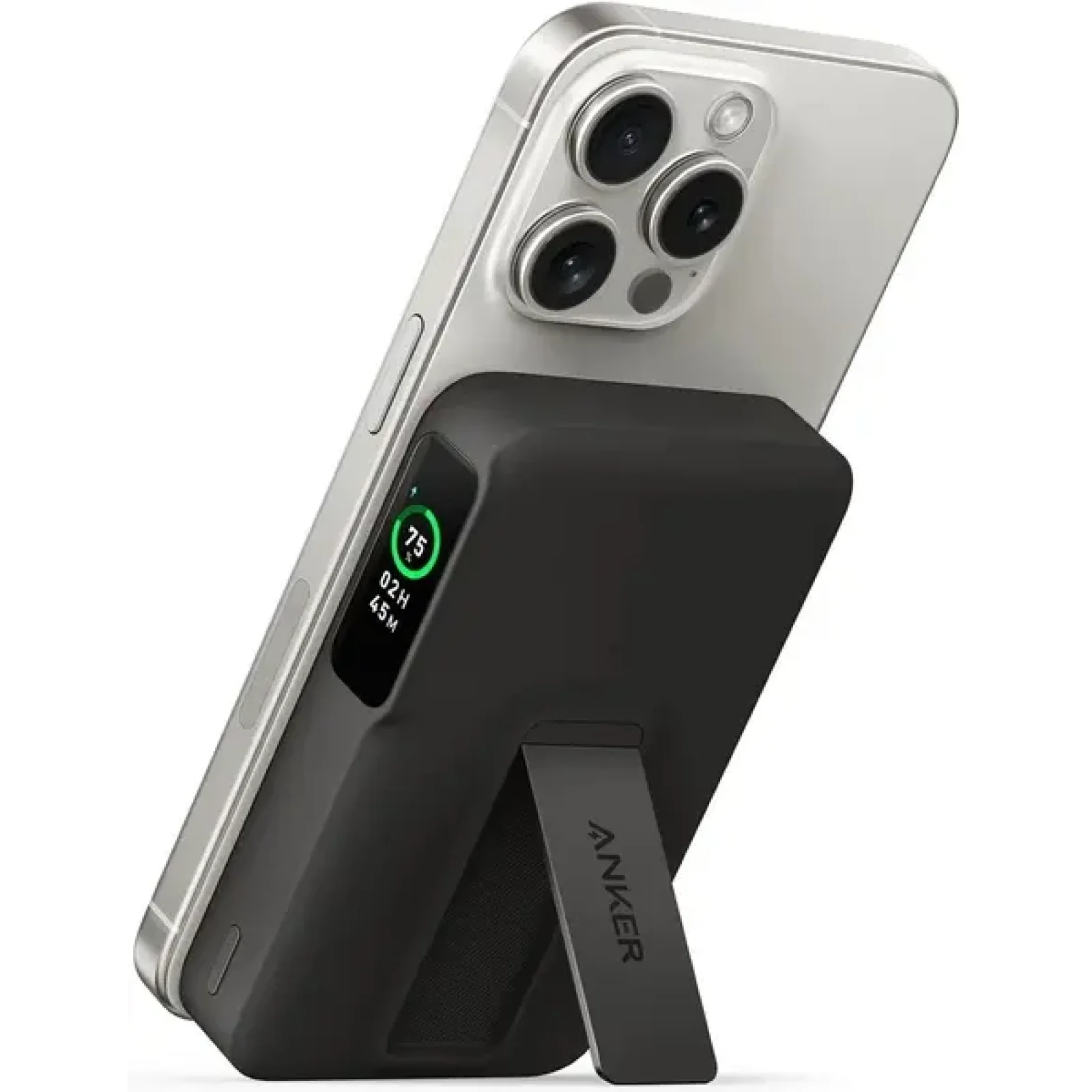 Зовнішній акумулятор Anker MagGo Power Bank 10K 10000mAh Black (A1654P11, A1654011)