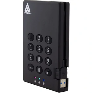 SSD накопичувач зовнішній Apricorn 1TB Aegis Padlock USB 3.0 256-bit AES XTS (A25-3PL256-1000)