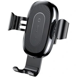 Цвет: Черный - Автодержатель Baseus Wireless Charger Gravity Car Mount Air Outlet Version 1.67A 10W Black