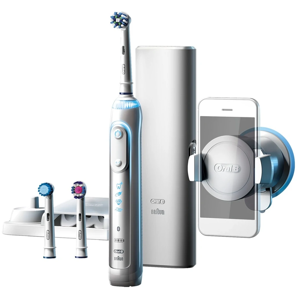 Зубная электрощетка Braun Oral-B Genius 8000 White (D701.535.5XC)