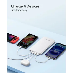 Зовнішній акумулятор Charmast W2002C 26800mAh 15W Black (B073FJ9X2J) EU