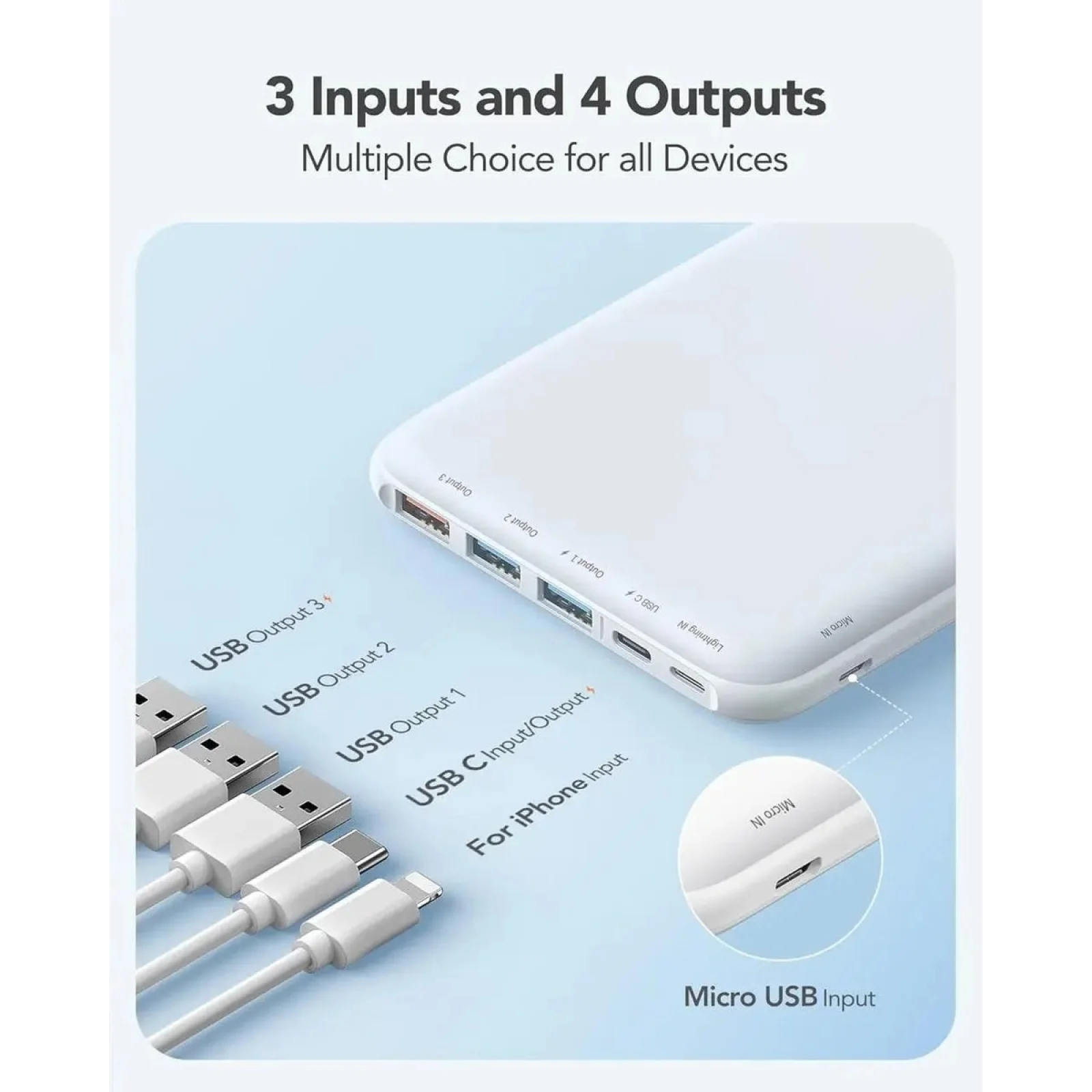 Зовнішній акумулятор Charmast W2002C 26800mAh 15W Black (B073FJ9X2J) EU