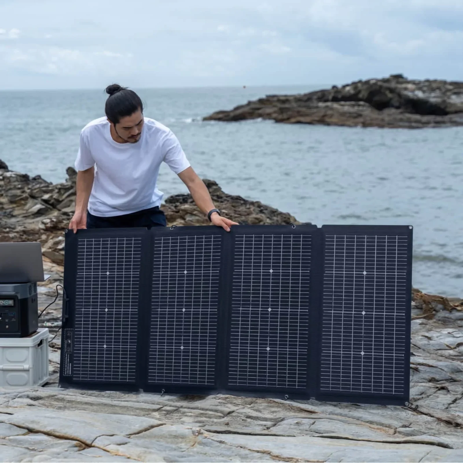 Зарядний пристрій на сонячній батареї EcoFlow 220W Solar Panel (SOLAR220W)