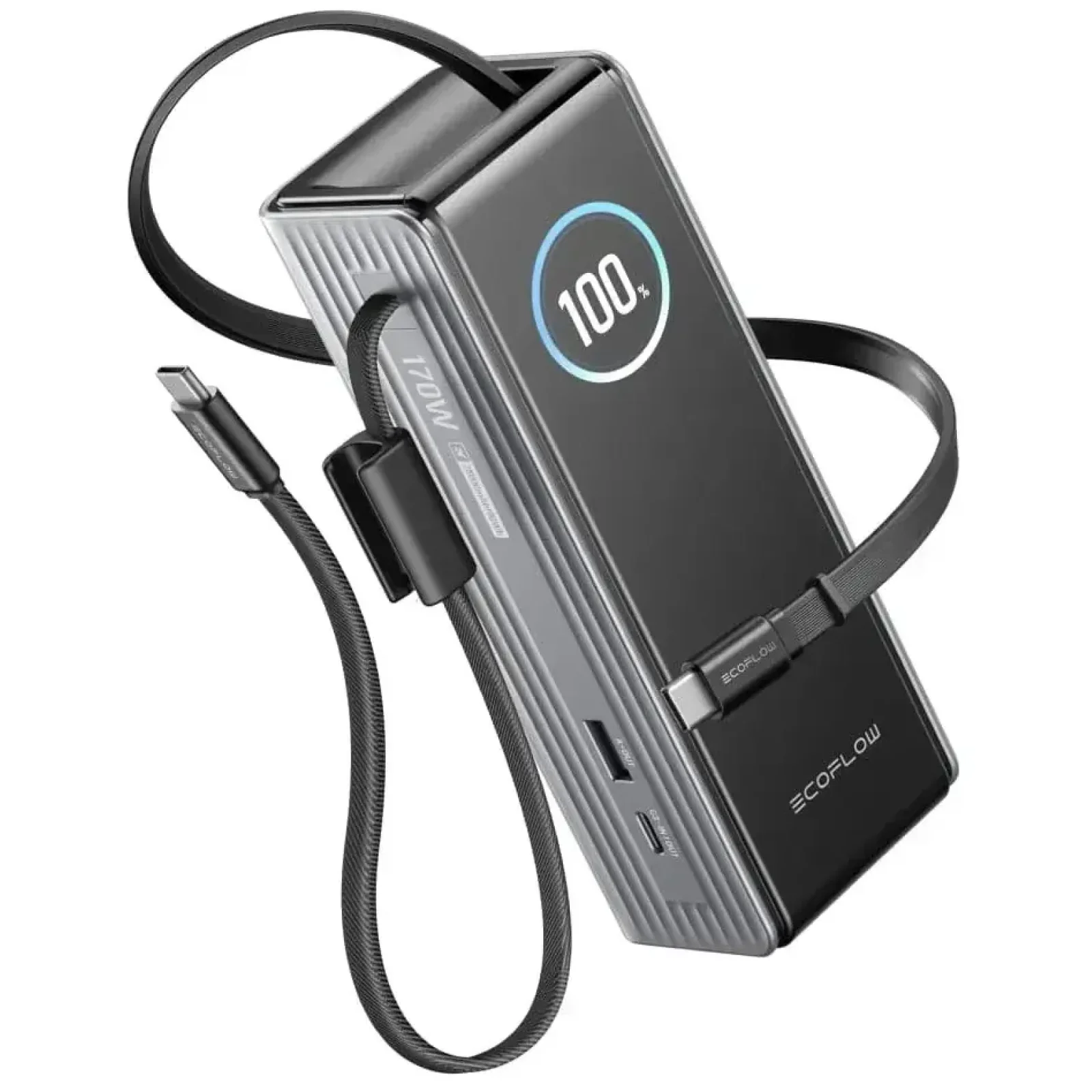 Зовнішній акумулятор EcoFlow RAPID Power Bank 25000mAh Silver (EF-RAPID25K100W-S-EU)