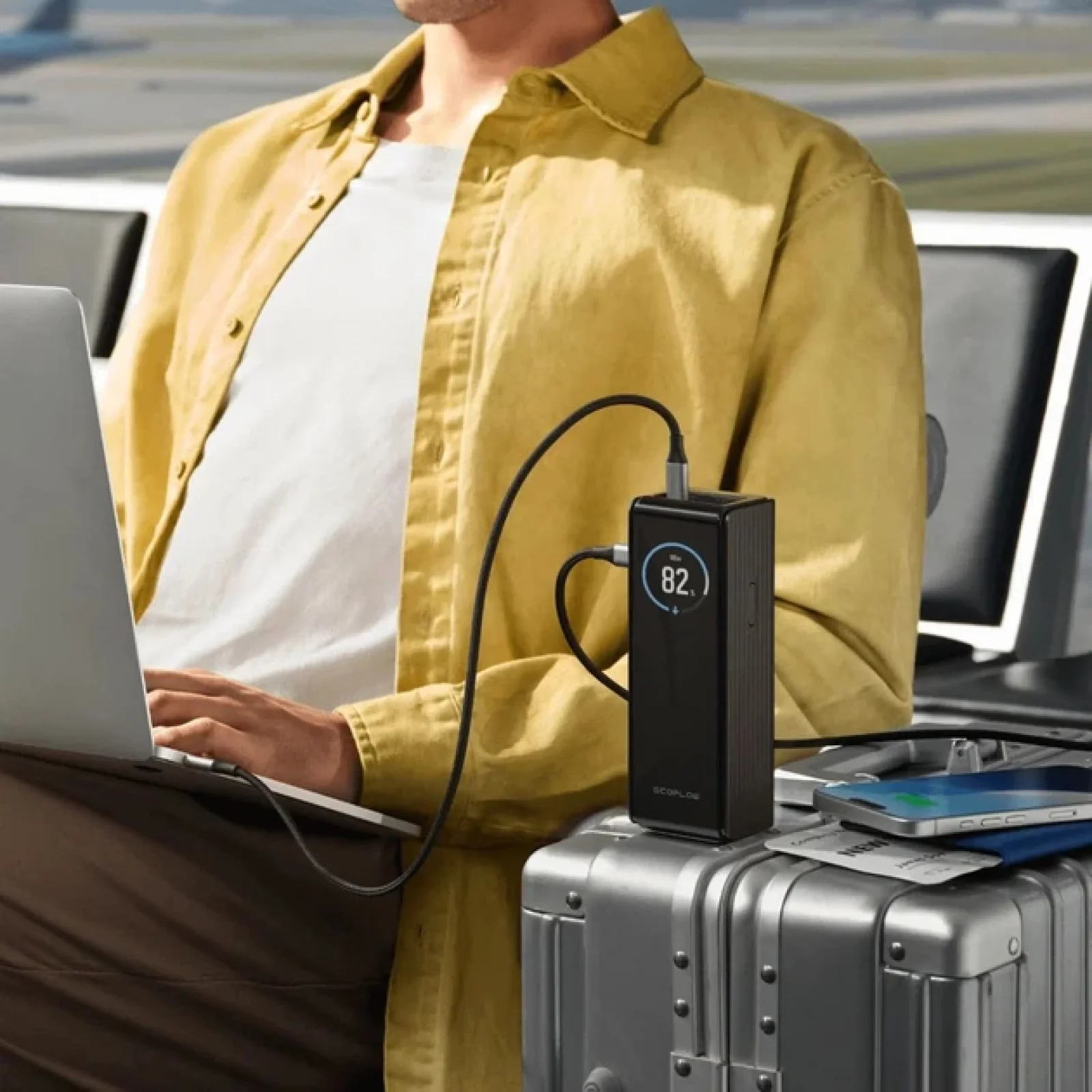 Зовнішній акумулятор EcoFlow RAPID Power Bank 25000mAh Black (EF-RAPID25K140W-B-EU)