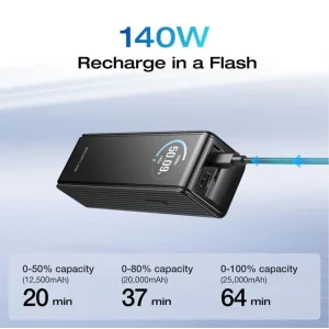Зовнішній акумулятор EcoFlow RAPID Power Bank 25000mAh Green (EF-RAPID25K140W-G-EU)