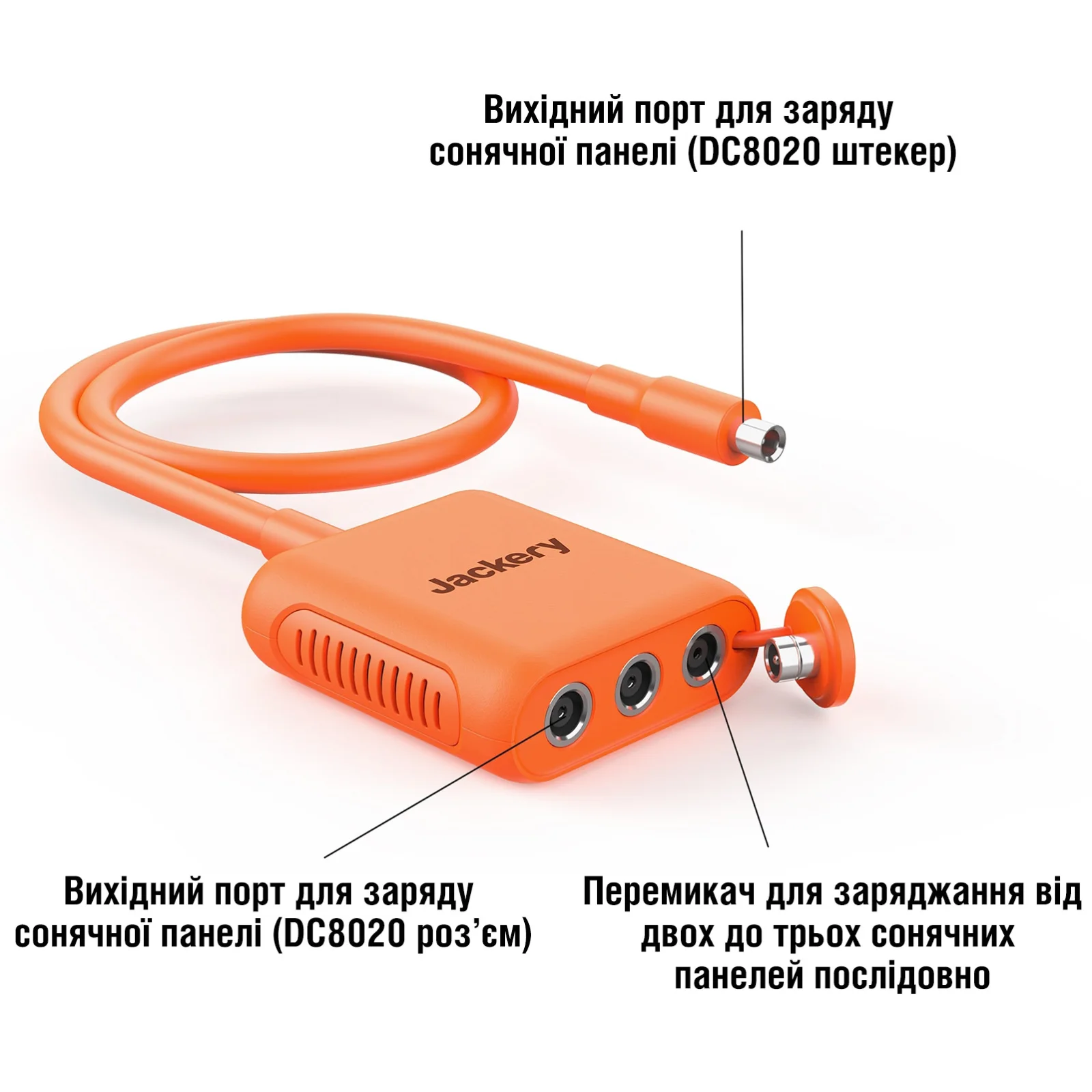 Коннектор для подключения солнечной панели Jackery SolarSaga (21-0006-000033) UA
