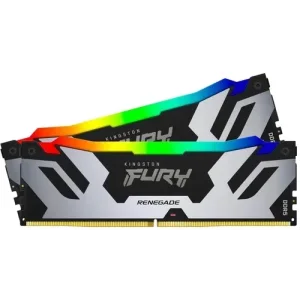 Модуль памяти Kingston FURY 32 GB (2x16GB) DDR5 6400 MHz Renegade Silver RGB (KF564C32RSAK2-32)