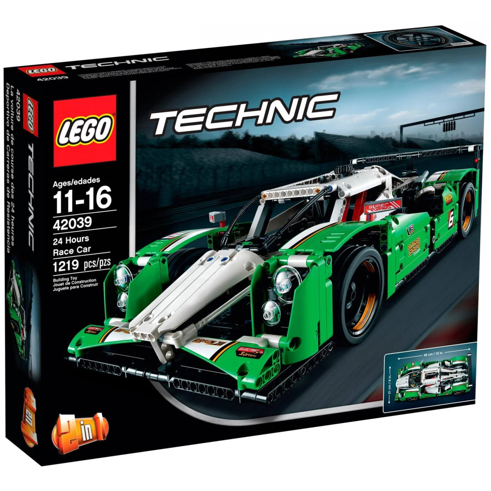 Конструктор LEGO Technic Гоночный автомобиль (42039)