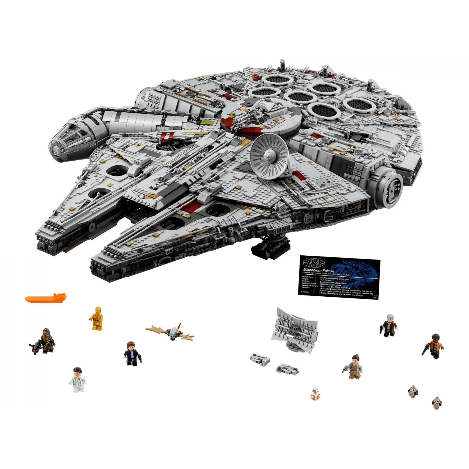 Конструктор LEGO Star Wars Сокол Тысячелетия (75192)