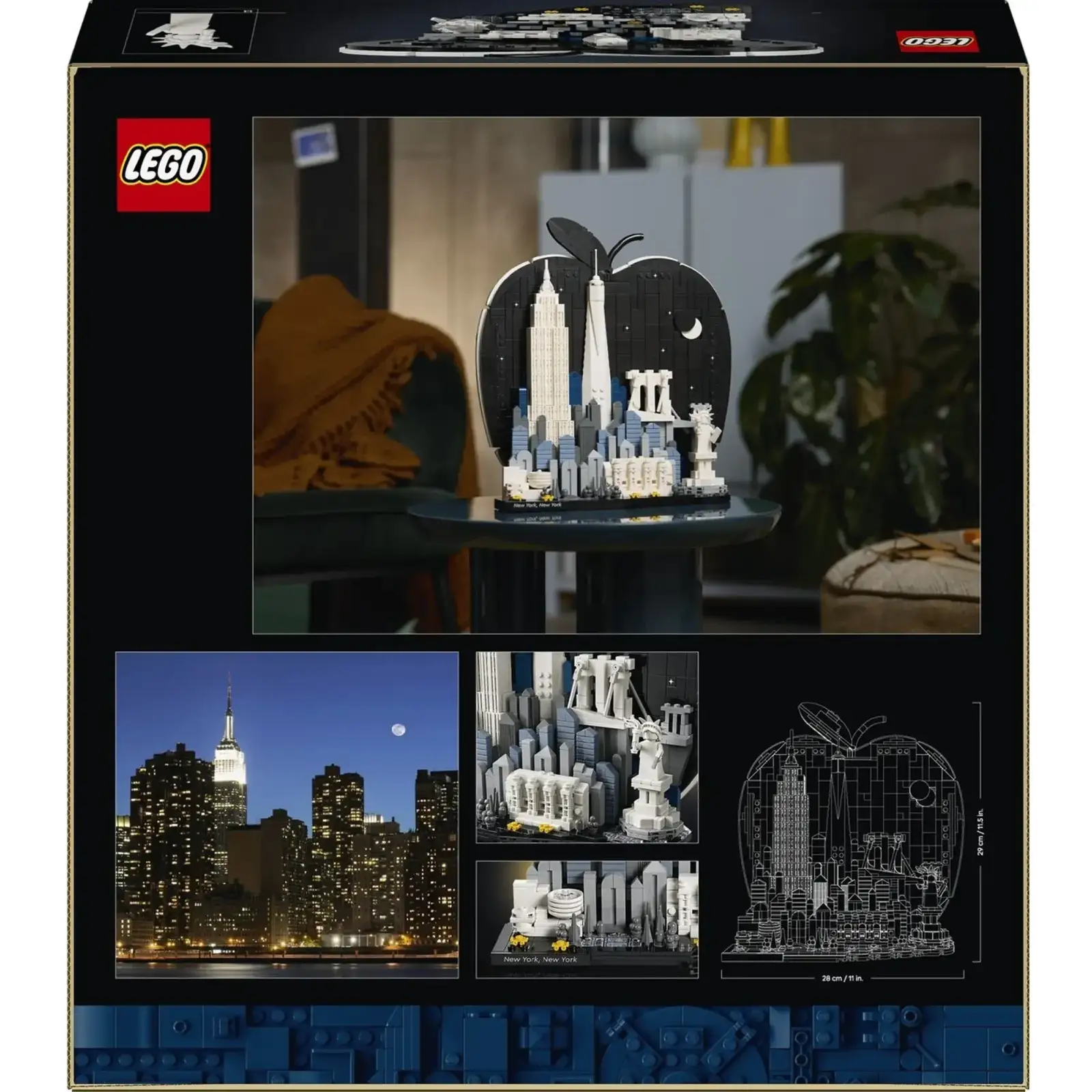 Конструктор LEGO Architecture Нью-Йорк — «Большое яблоко» (21066)