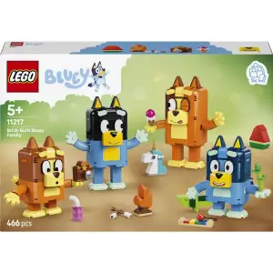 Конструктор LEGO Bluey Семья Блуи из кубиков (11217)