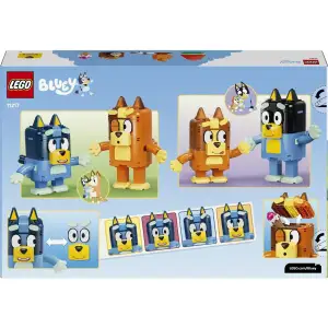 Конструктор LEGO Bluey Семья Блуи из кубиков (11217)