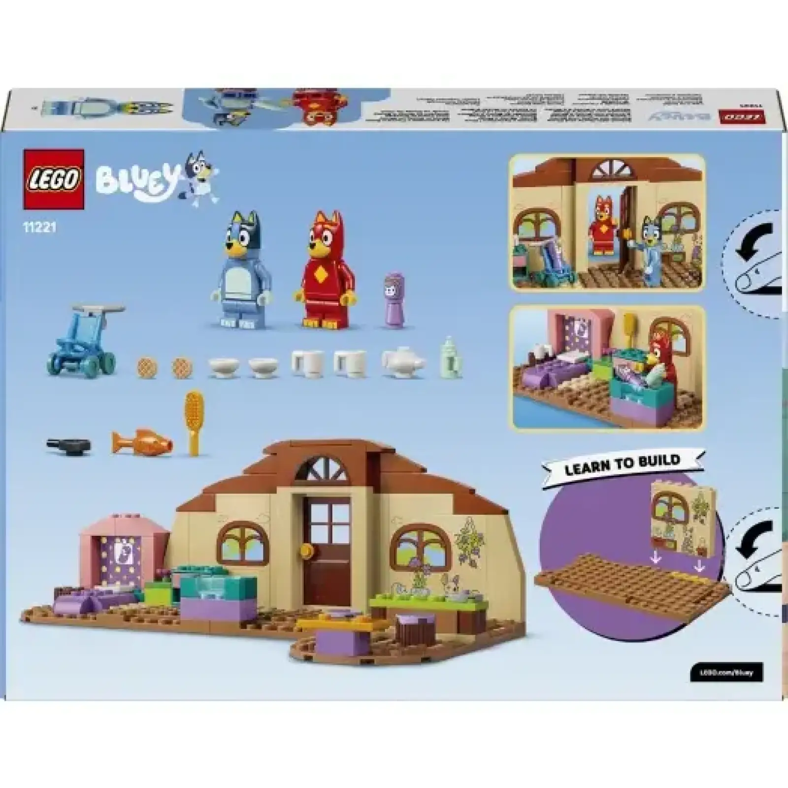 Конструктор LEGO Bluey Школа с Расти и Блуи (11221)