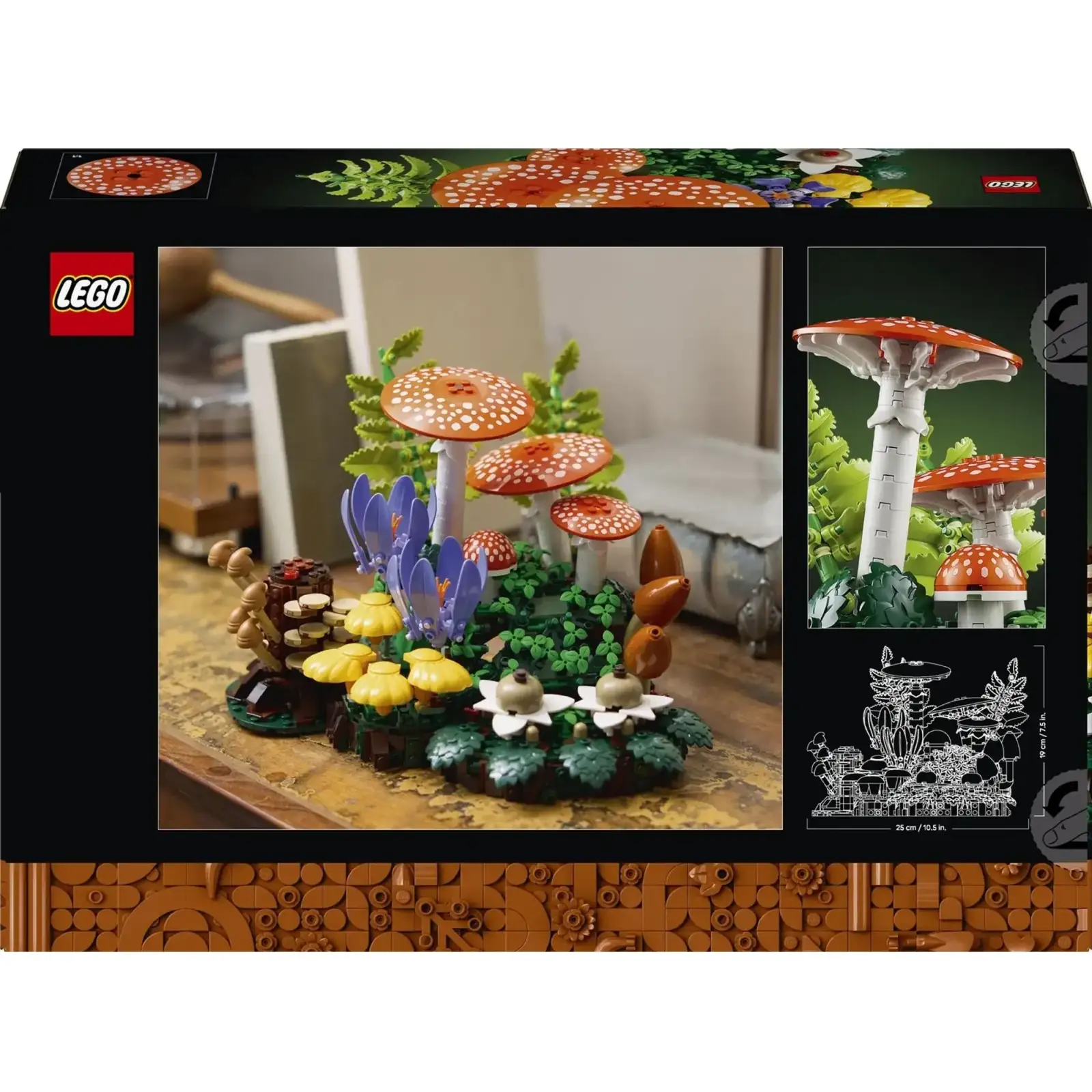 Конструктор LEGO Botanicals Лесные грибы (11505)