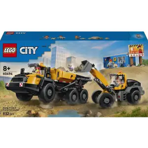 Конструктор LEGO City Самосвал и фронтальный ковшовый погрузчик (60494)