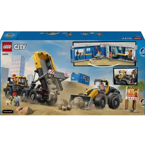 Конструктор LEGO City Самосвал и фронтальный ковшовый погрузчик (60494)