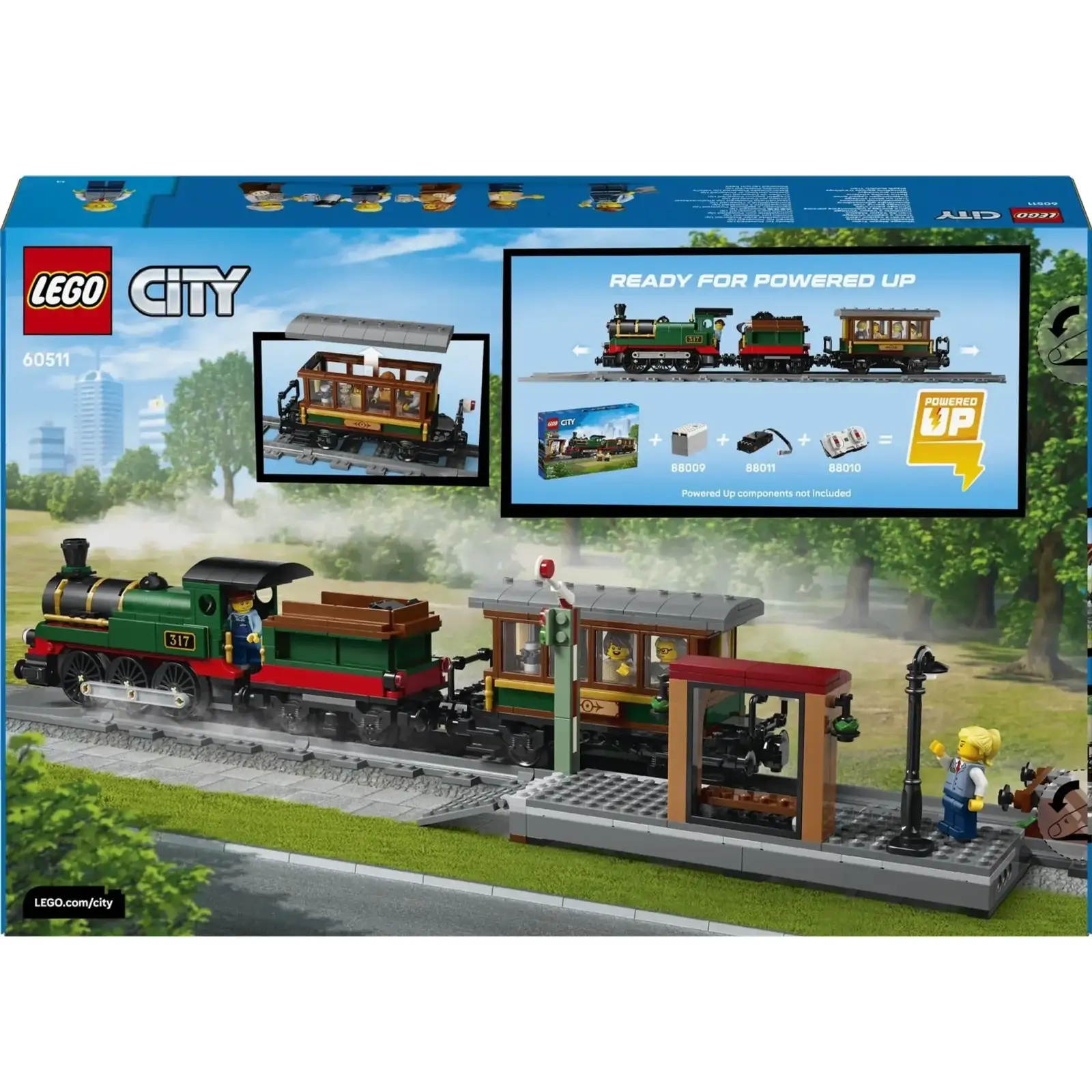 Конструктор LEGO City Старинный паровоз (60511)